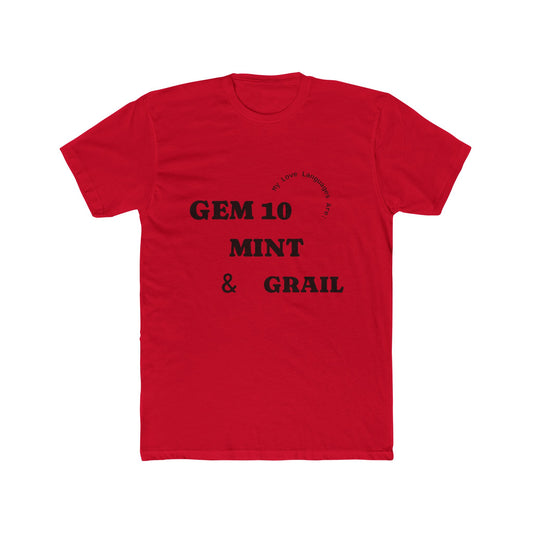 Gem 10 Mint & Grail Graphic Tee — Vintage Coin Collector Shirt
