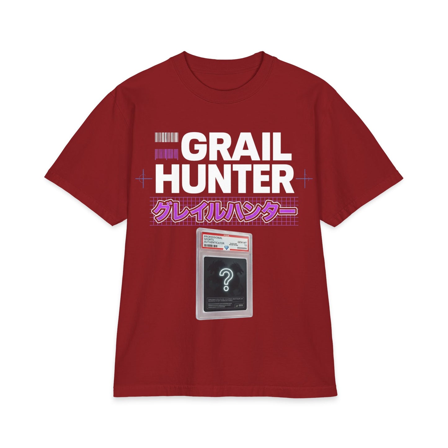 Grail Hunter T-Shirt — Retro Japanese Game Collectors Tee