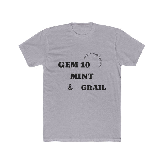 Gem 10 Mint & Grail Graphic Tee — Vintage Coin Collector Shirt