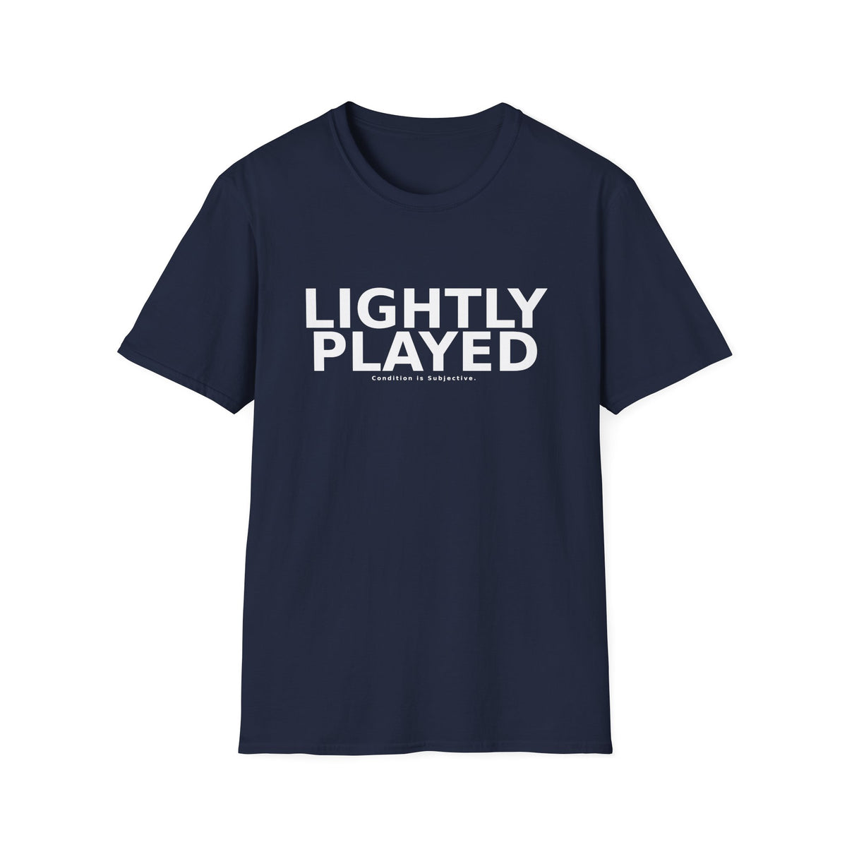 Lightly Played T-Shirt — Retro Minimalist 'Lightly Played' Graphic Tee