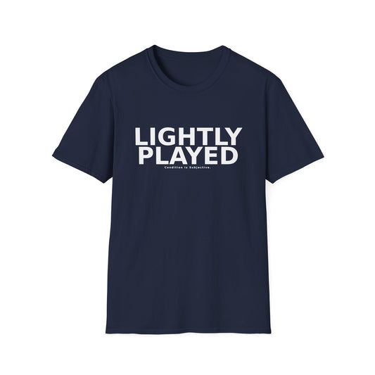Lightly Played T-Shirt — Retro Minimalist 'Lightly Played' Graphic Tee