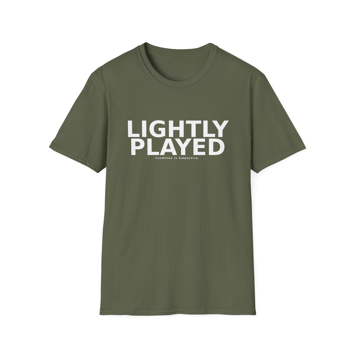 Lightly Played T-Shirt — Retro Minimalist 'Lightly Played' Graphic Tee
