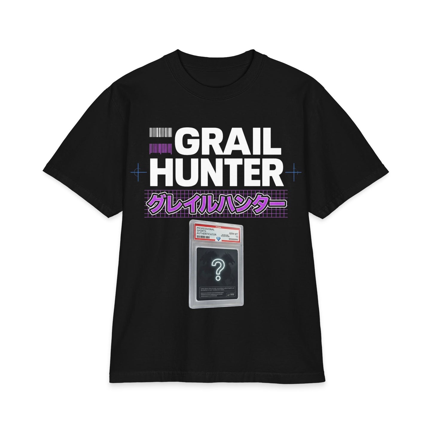 Grail Hunter T-Shirt — Retro Japanese Game Collectors Tee