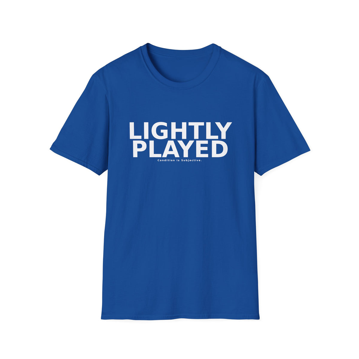 Lightly Played T-Shirt — Retro Minimalist 'Lightly Played' Graphic Tee