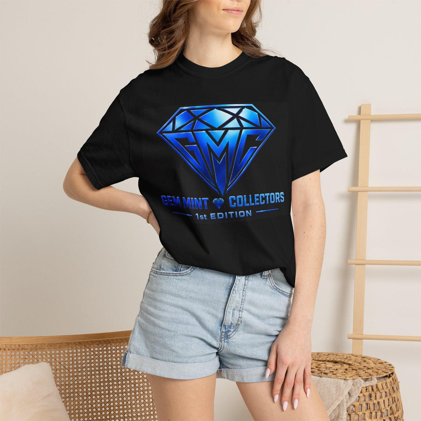 Gem Mint Collectors diamond logo T-Shirt | 1st Edition Blue